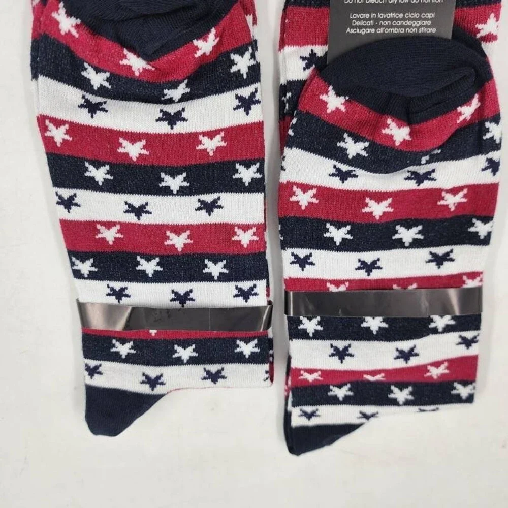 The Men's Store at Bloomingdale's 2 Pairs Stars & Stripes Socks 10-13 Navy Multi